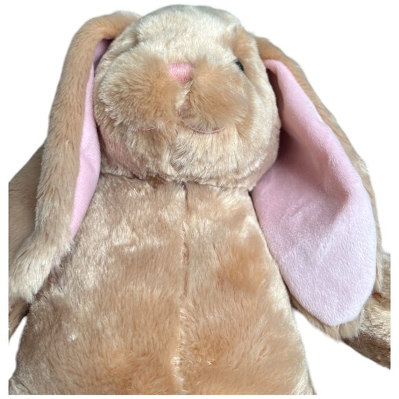 BUILD-A-BEAR Bunny Plush Pawlette Long Ears Light Brown Fur Brown Eyes Pink Nose - Picture 10 of 13